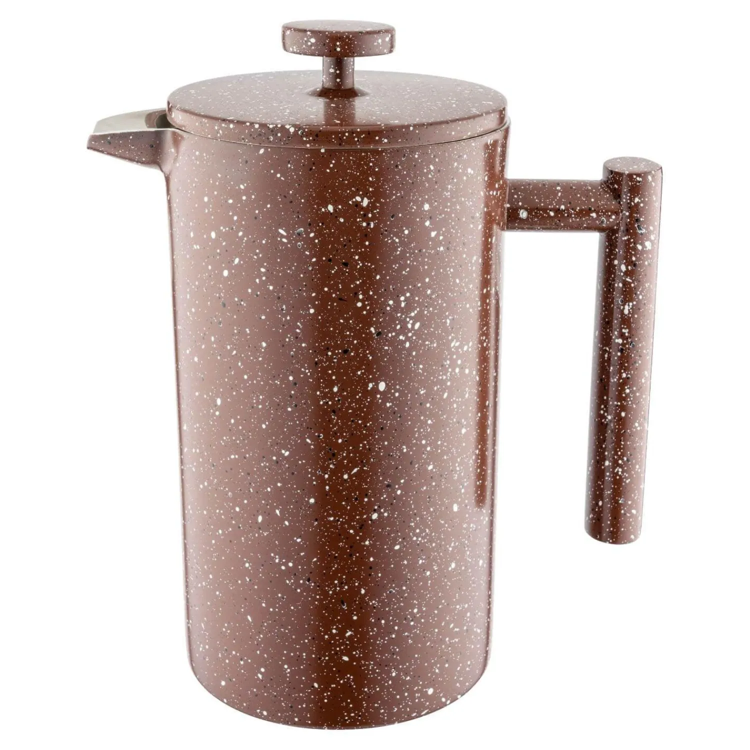 GRUNWERG 8 Cup Cafe Ole Tall Cafetiere - Red Granite