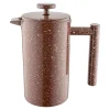 GRUNWERG 3 Cup Cafe Ole Tall Cafetiere - Red Granite