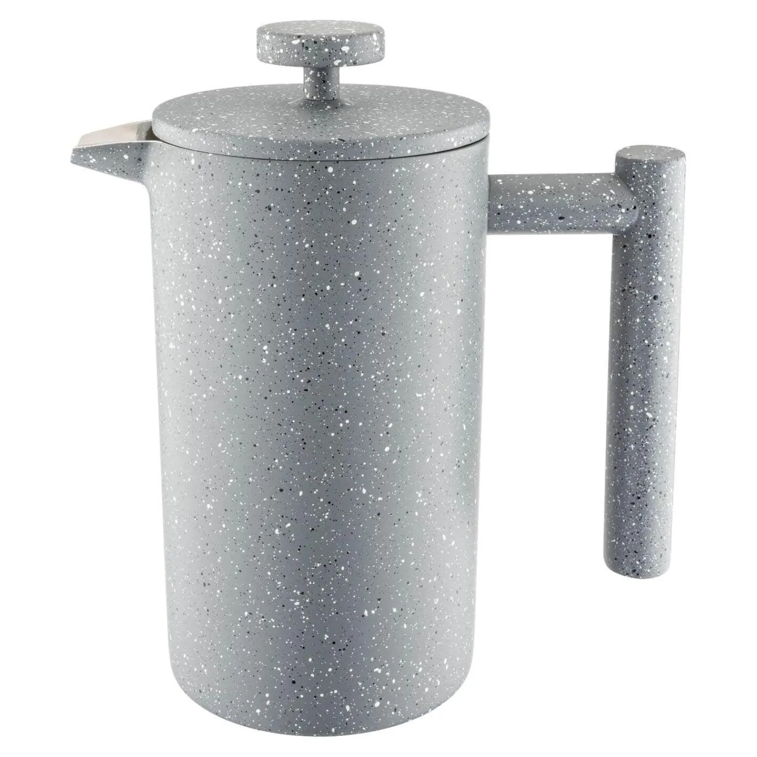 GRUNWERG 3 Cup Cafe Ole Tall Cafetiere - Grey Granite