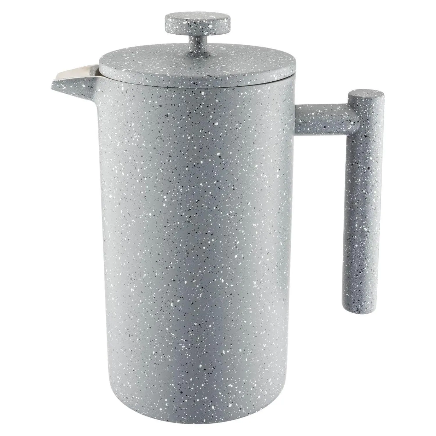 GRUNWERG 8 Cup Cafe Ole Tall Cafetiere - Grey Granite