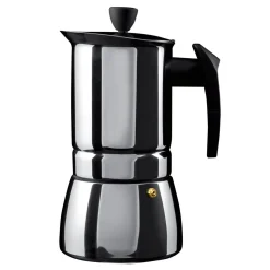 GRUNWERG Cafe Ole Italian Style Induction Stove Top Espresso Maker - 9 Cup