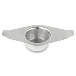 GRUNWERG Cafe Ole Stainless Steel Winged Tea Strainer