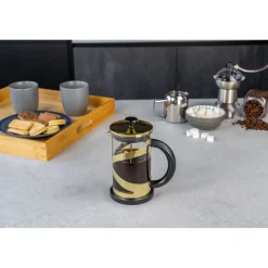 GRUNWERG Classico 4 Cup Cafetiere - Gold