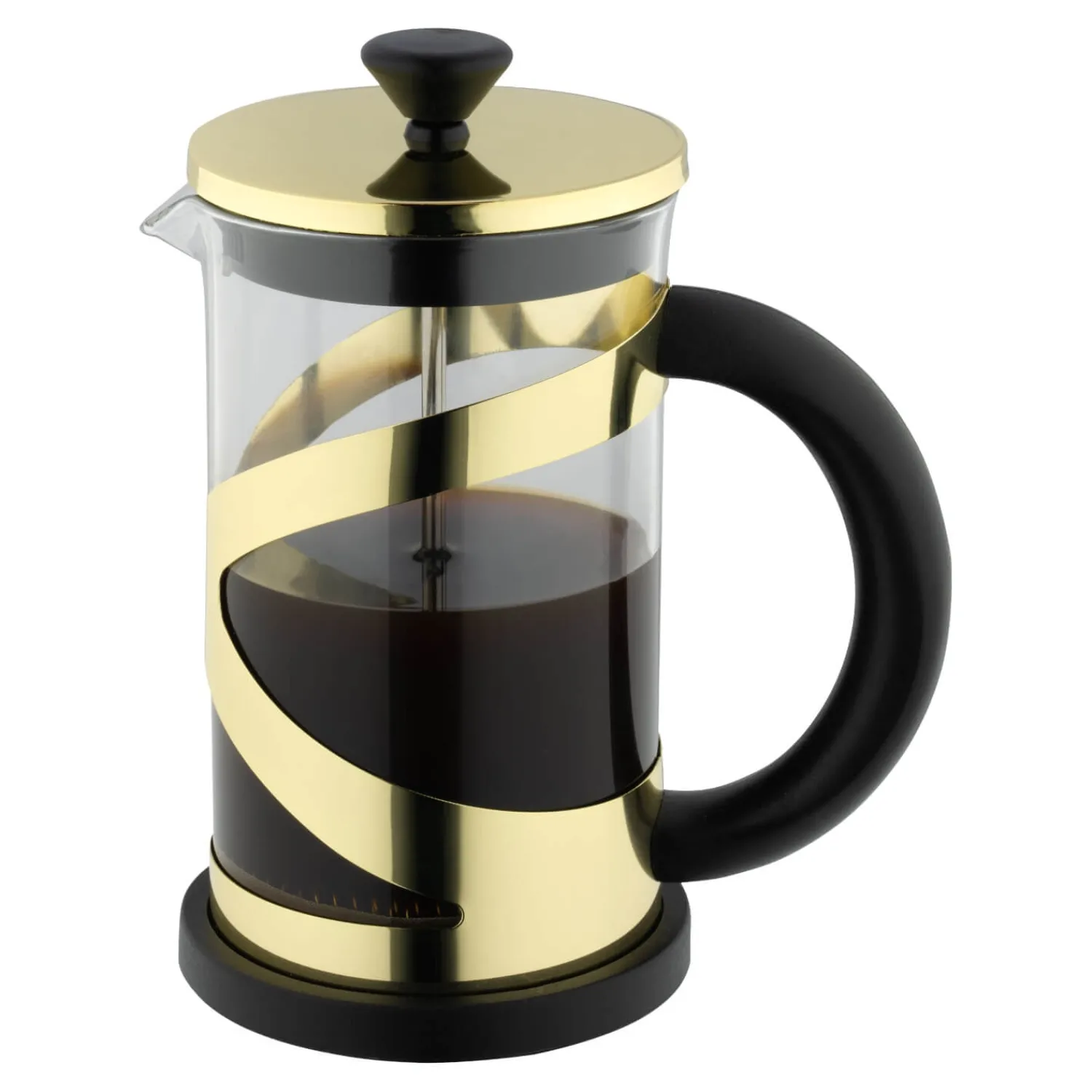 GRUNWERG Classico 6 Cup Cafetiere - Gold