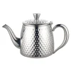 GRUNWERG Sandringham 6 Cup Tea Pot - Silver