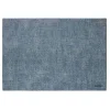 GUZZINI Tiffany Reversible Faux Leather Fabric Placemat - Sea Blue