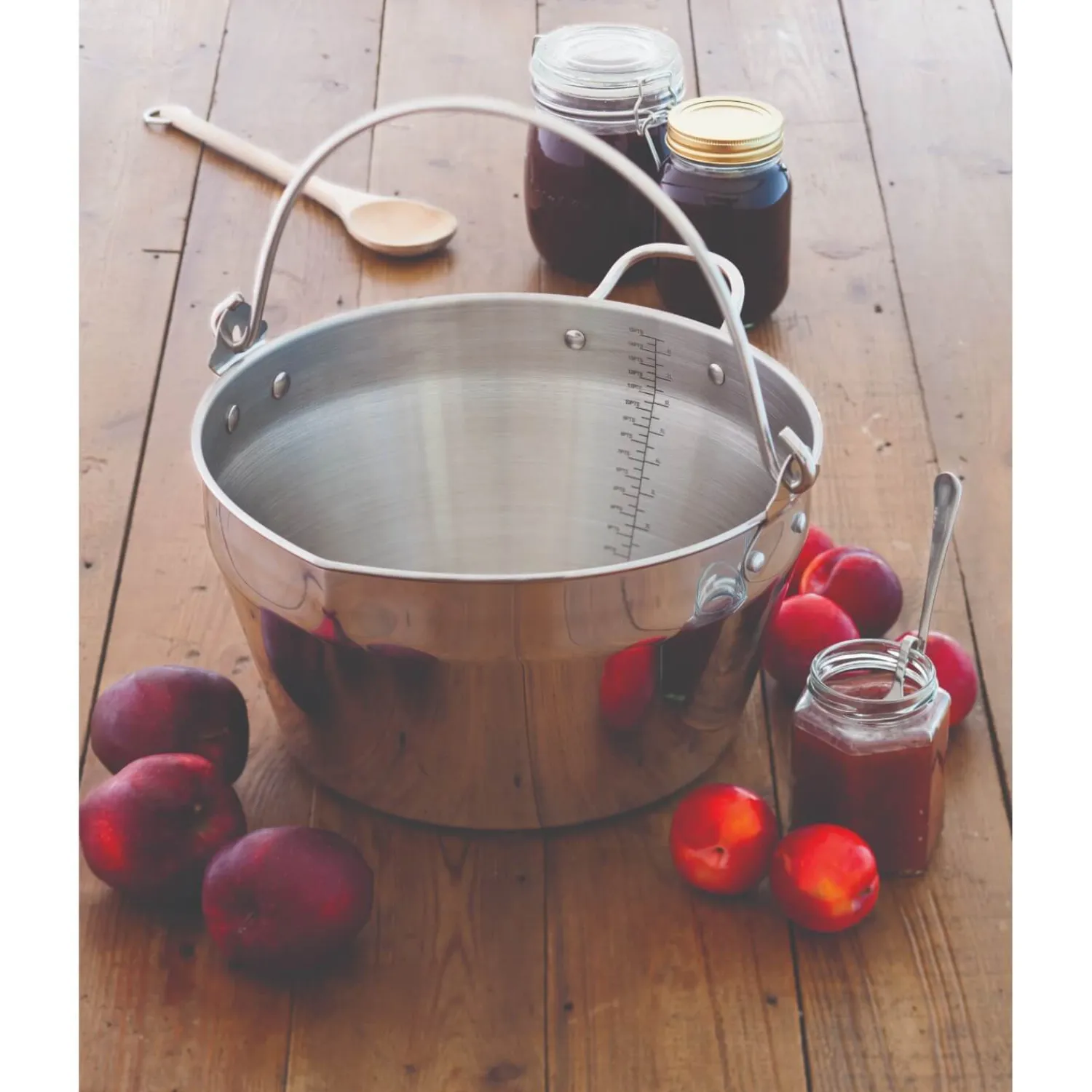 Home Made Stainless Steel 31cm Maslin Pan with Handle
