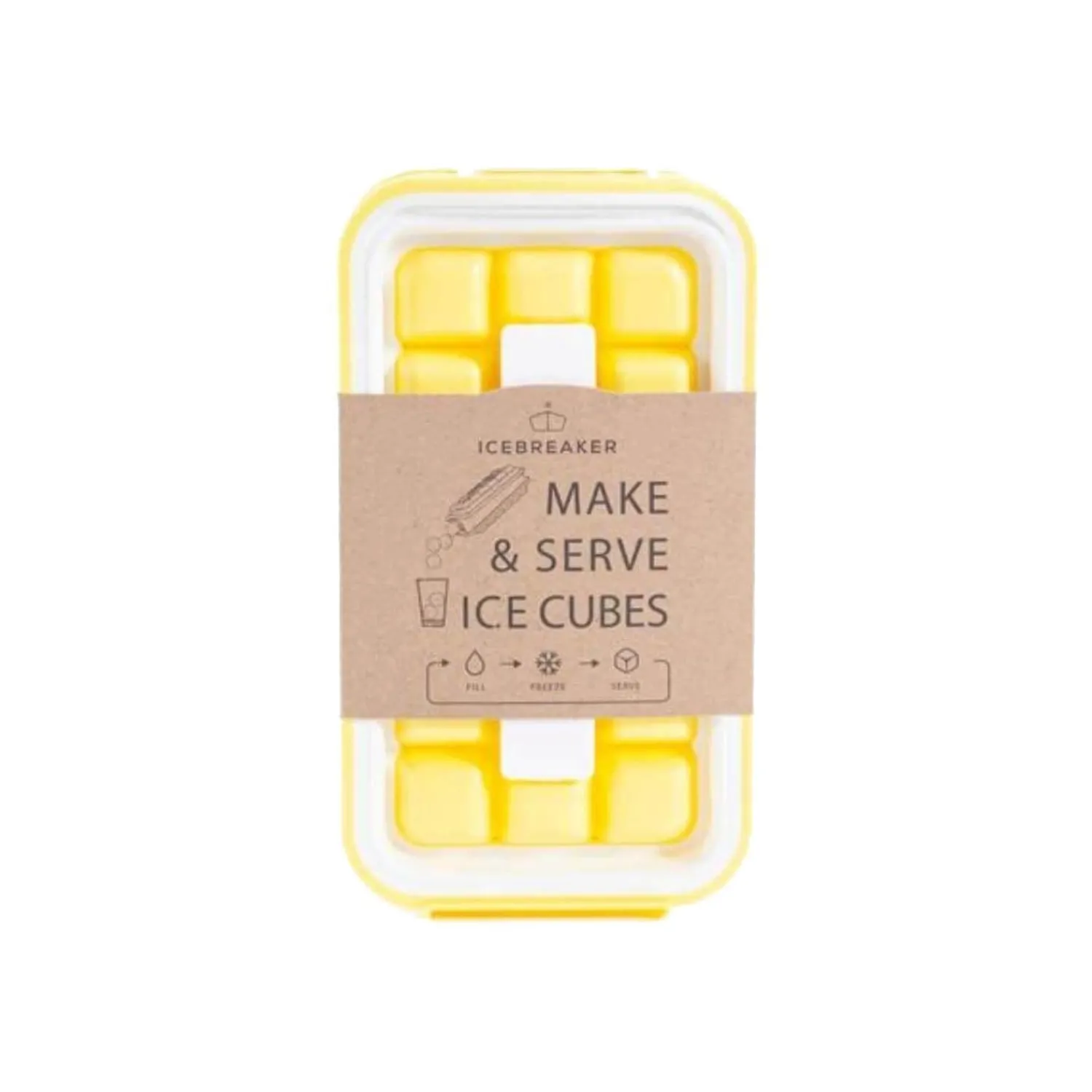 Ice Breaker Icebreaker Pop Ice Cube Tray - Pale Lemon