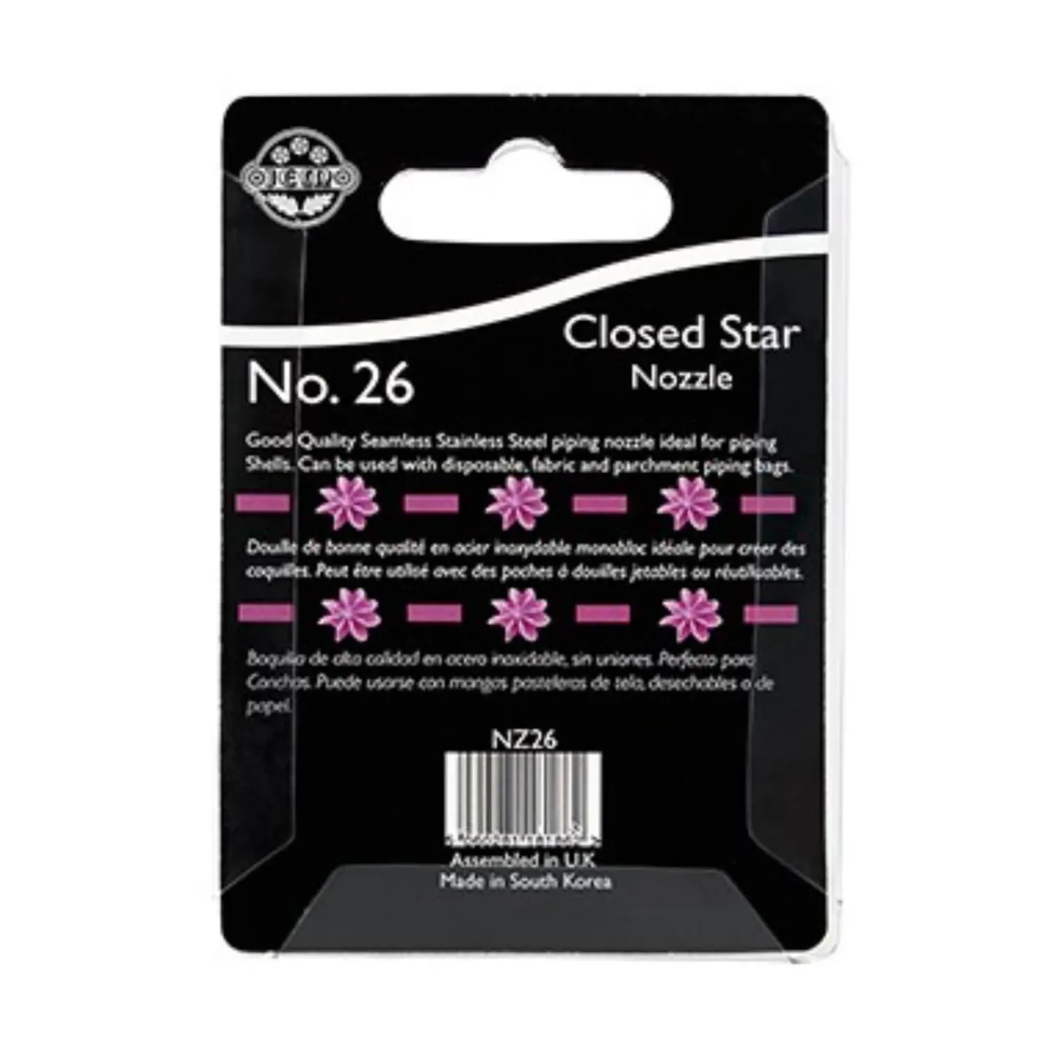 JEM No 26 Icing Nozzle - Closed Star