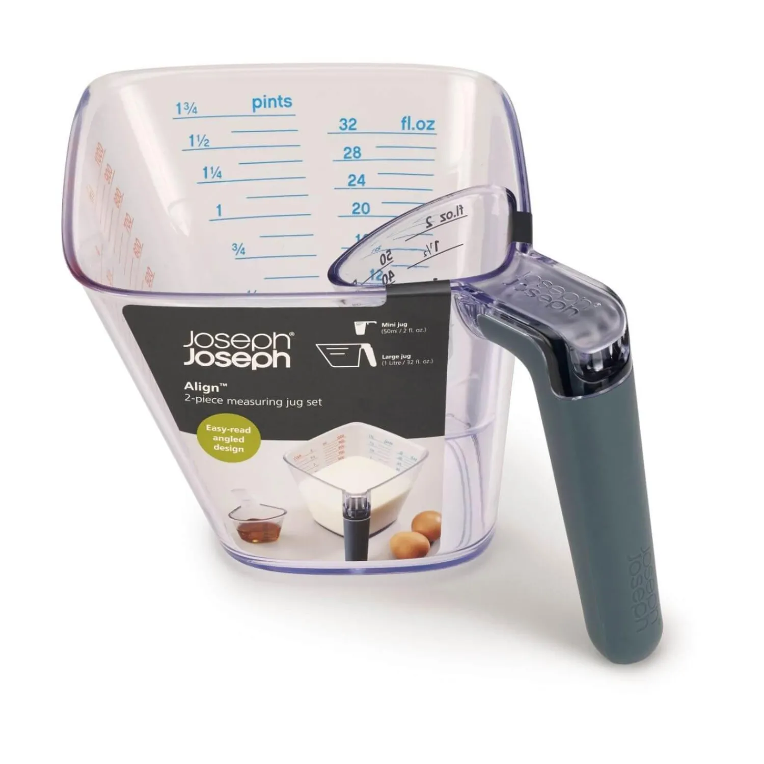 Joseph Joseph Align Easy Read 2 Piece Measuring Jug