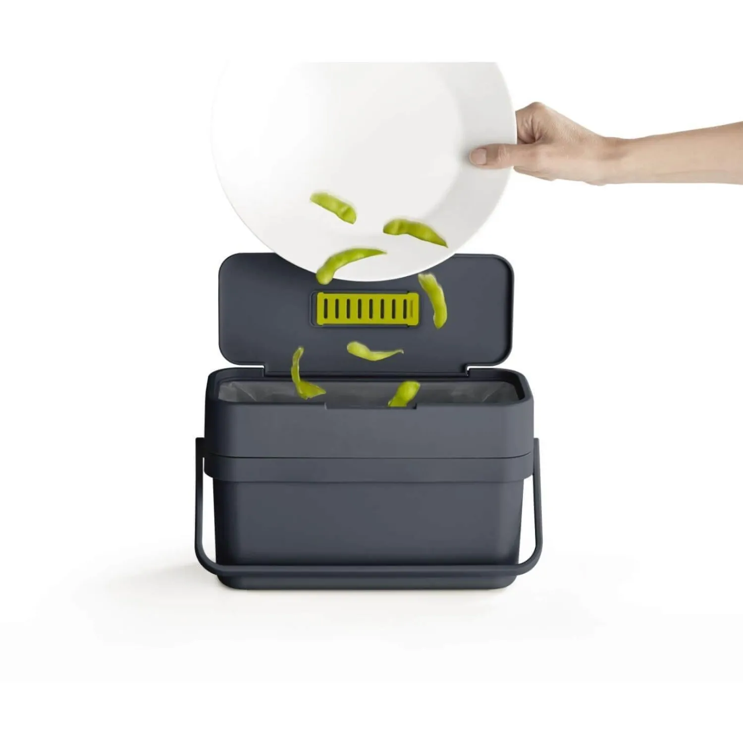 Joseph Joseph Compo 4 Litre Food Waste Caddy - Graphite
