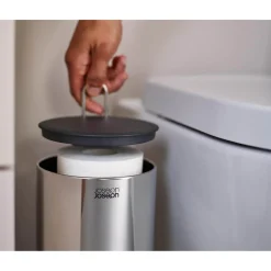Joseph Joseph EasyStore Luxe Stainless Steel Concealed Toilet Roll Holder