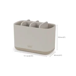 Joseph Joseph EasyStore Large Toothbrush Caddy - Ecru