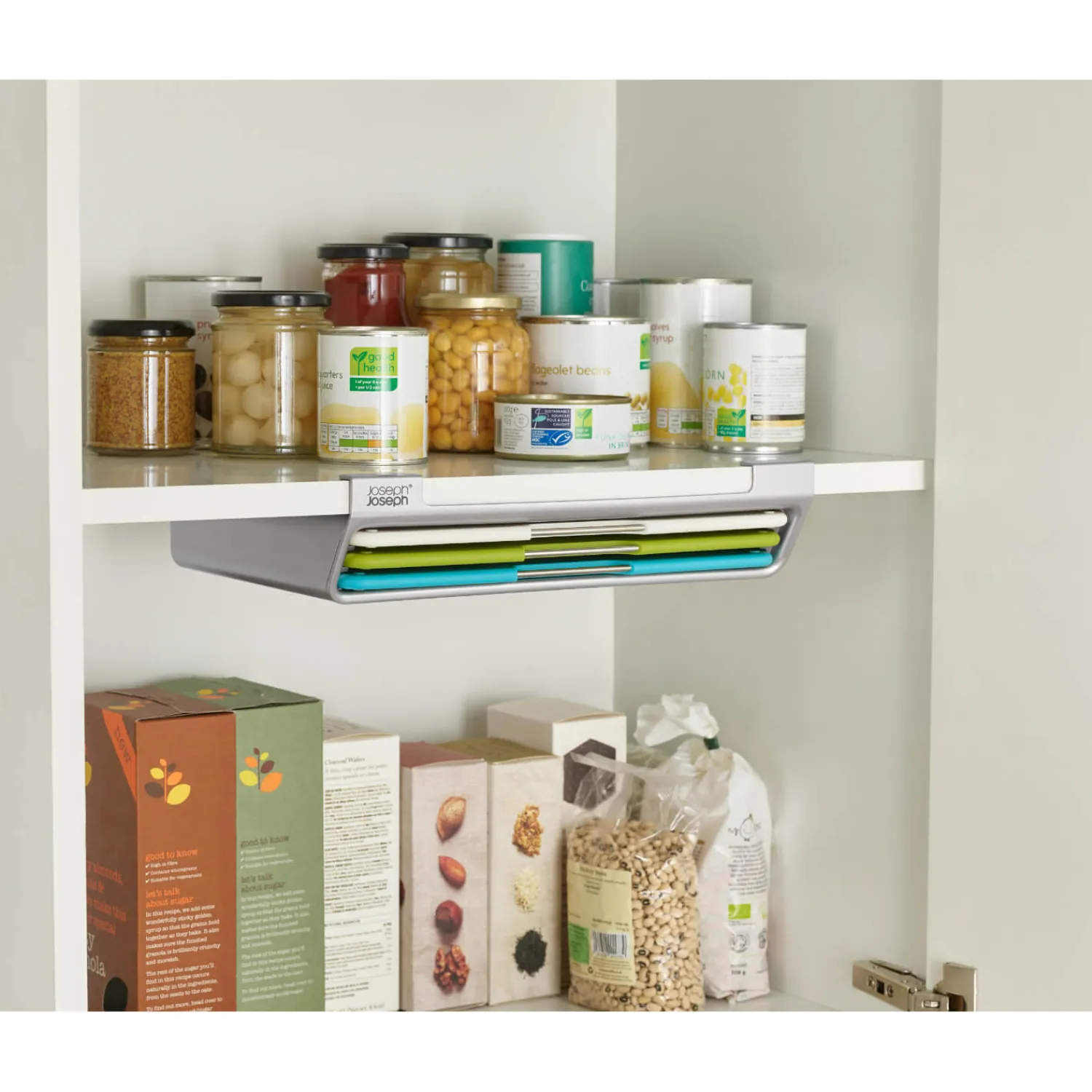 Joseph Joseph Editions Folio Slim 3-Piece Hanging Chopping Board Set - Multi Coloured