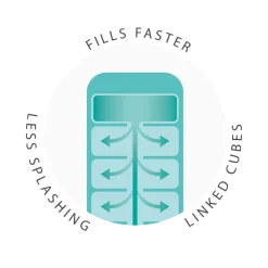 Joseph Joseph Flow Easy-Fill Ice Cube Tray - Pack of 2
