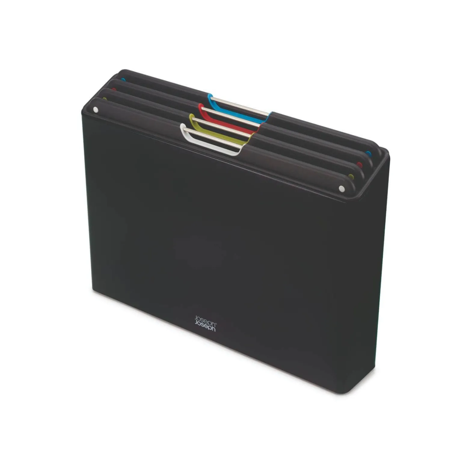 Joseph Joseph Folio Steel 4-Piece Chopping Board Set - Carbon Black