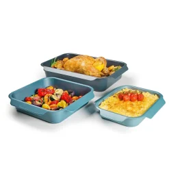Joseph Joseph Nest™ Oven Non-Stick Set of 3 Roasting Trays - Blue