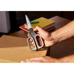 Joseph Joseph PlusCut Scissors with Integrated Box Cutter - Grey