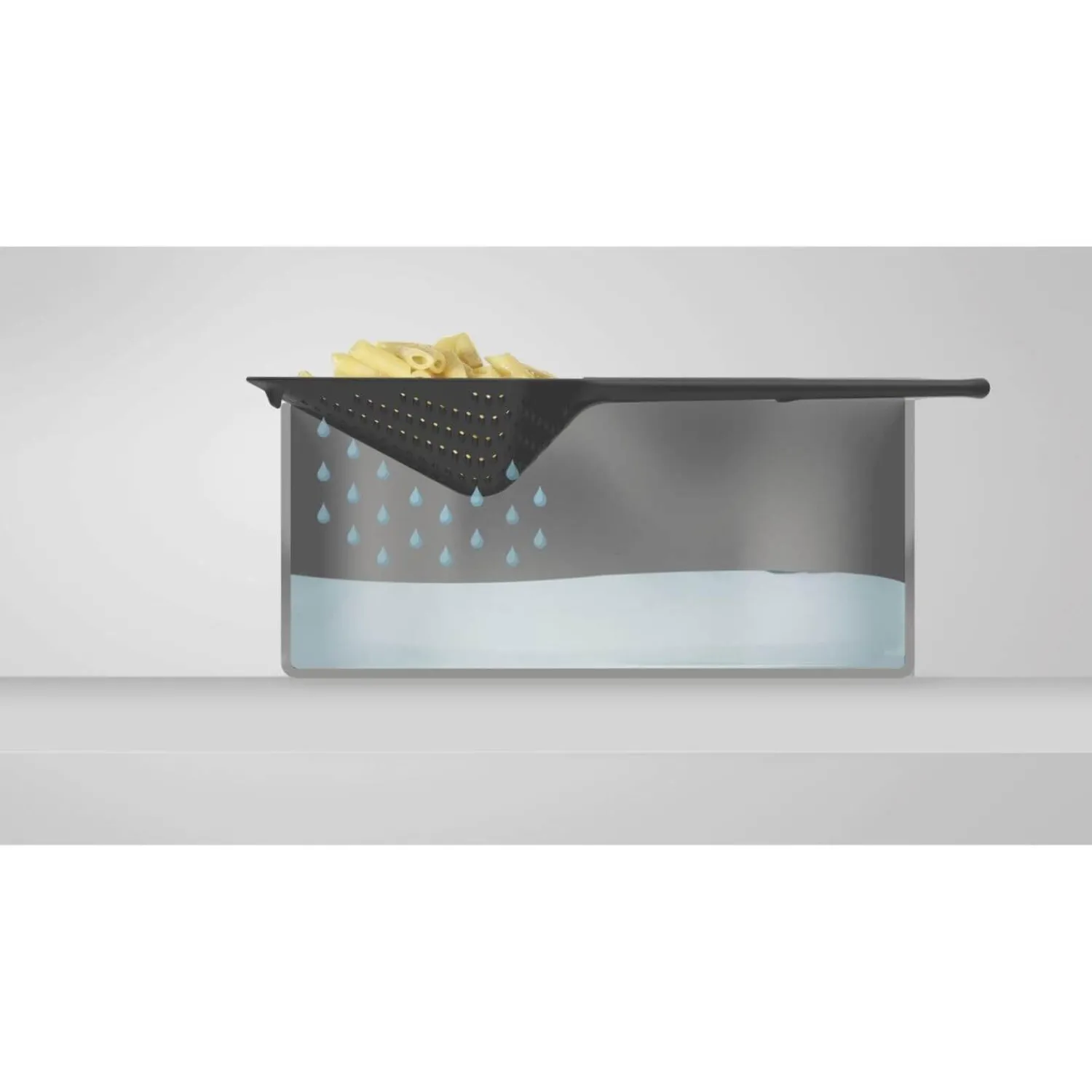 Joseph Joseph Scoop Plus Colander - Grey / Green