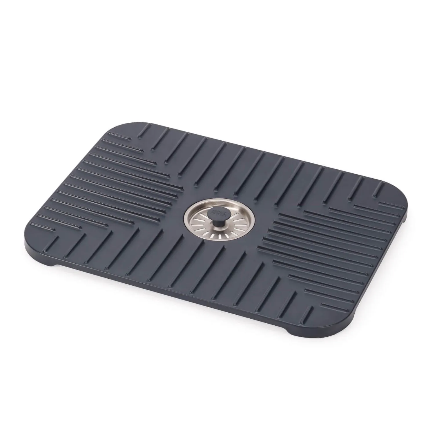 Joseph Joseph SinkShield™ Grey Sink Protector With Plug - Large
