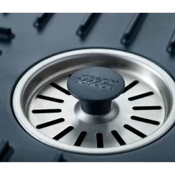 Joseph Joseph SinkShield™ Grey Sink Protector With Plug - Small