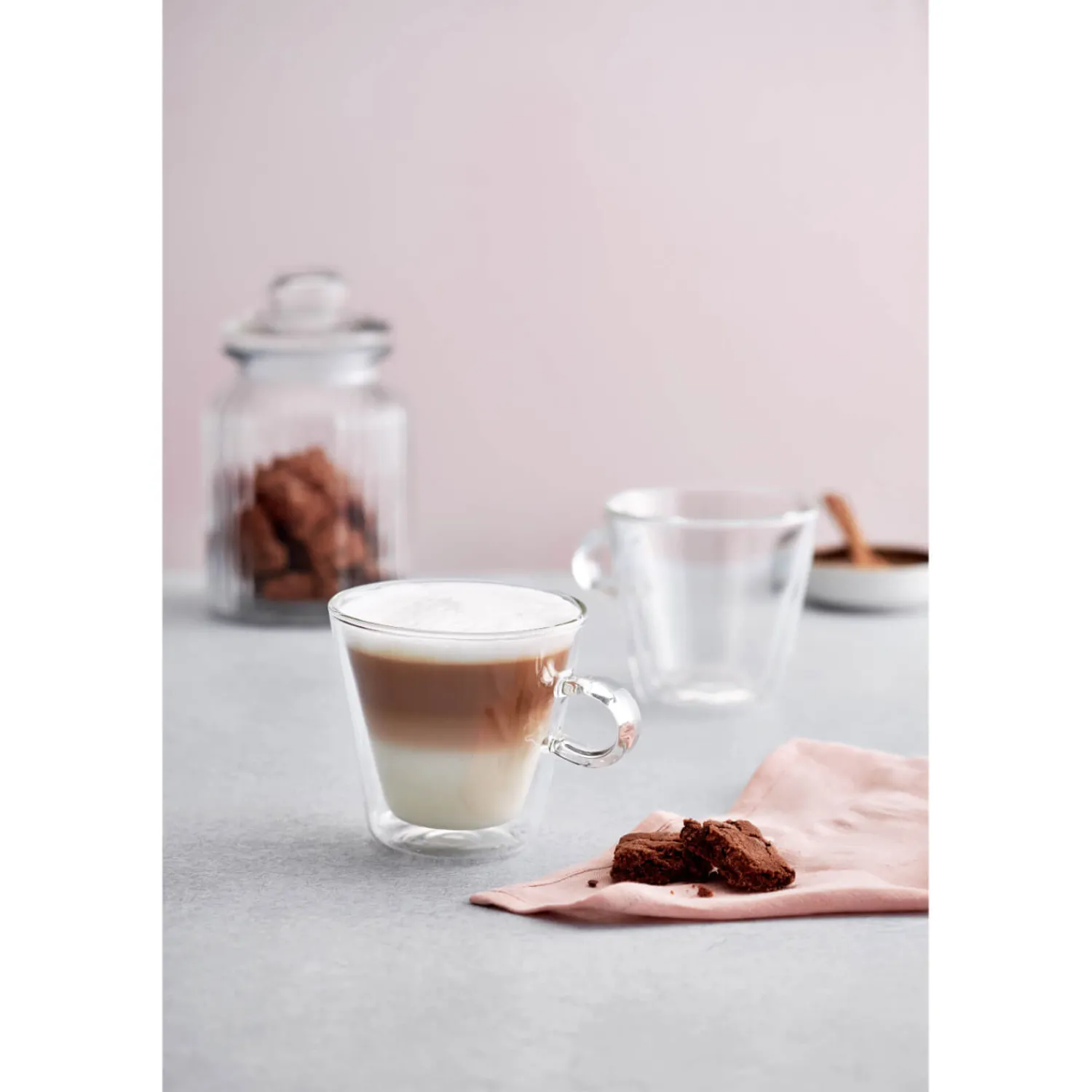 Judge Duo Double Walled 2-Piece Flare Latte Glass Set - 325ml