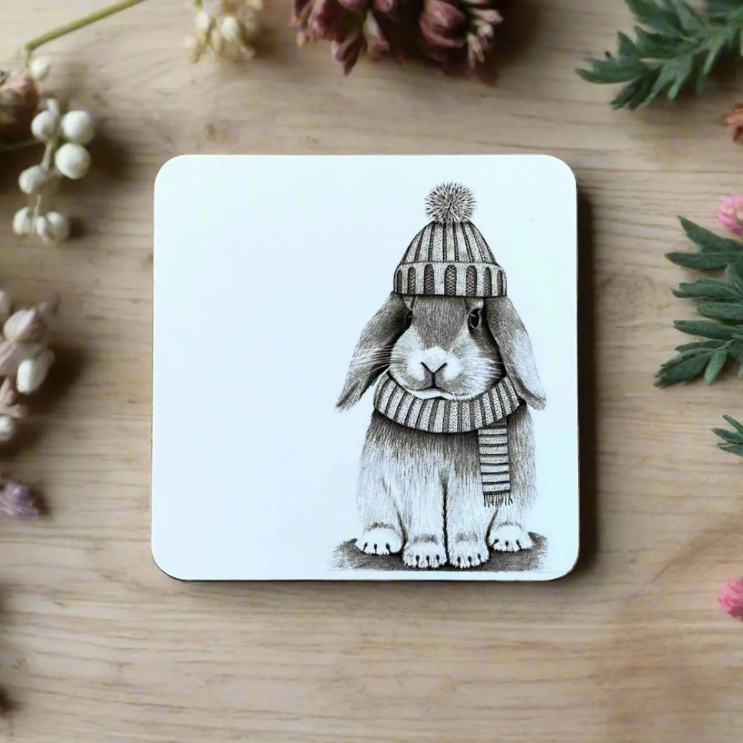 Katherine Sheard Coaster - Bobble Bunny
