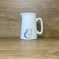 Katherine Sheard Fine China 1/2 Pint Jug - Ginny Guinea Pig