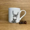 Katherine Sheard Fine China Espresso Mug - Doris Donkey