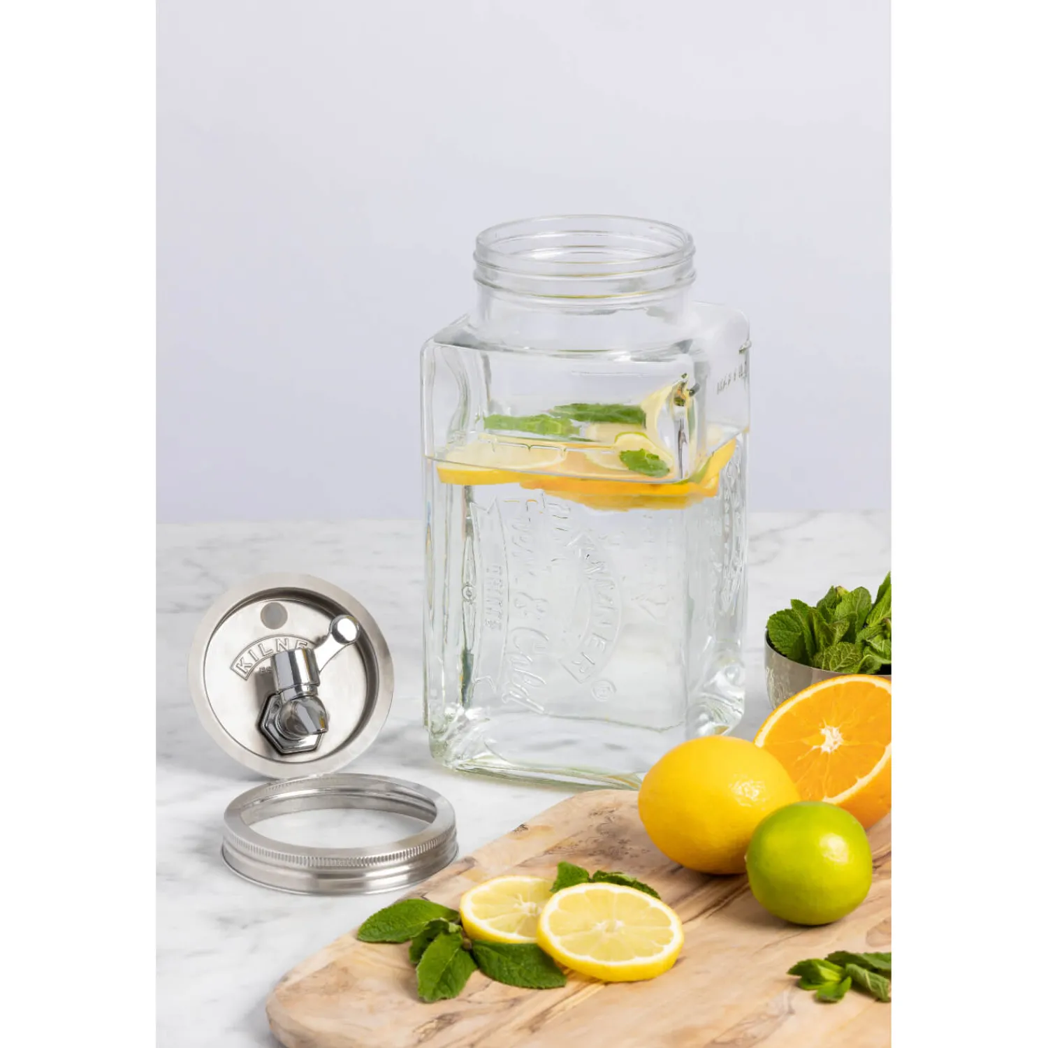 Kilner Glass Fridge Drinks Dispenser - 3 Litre