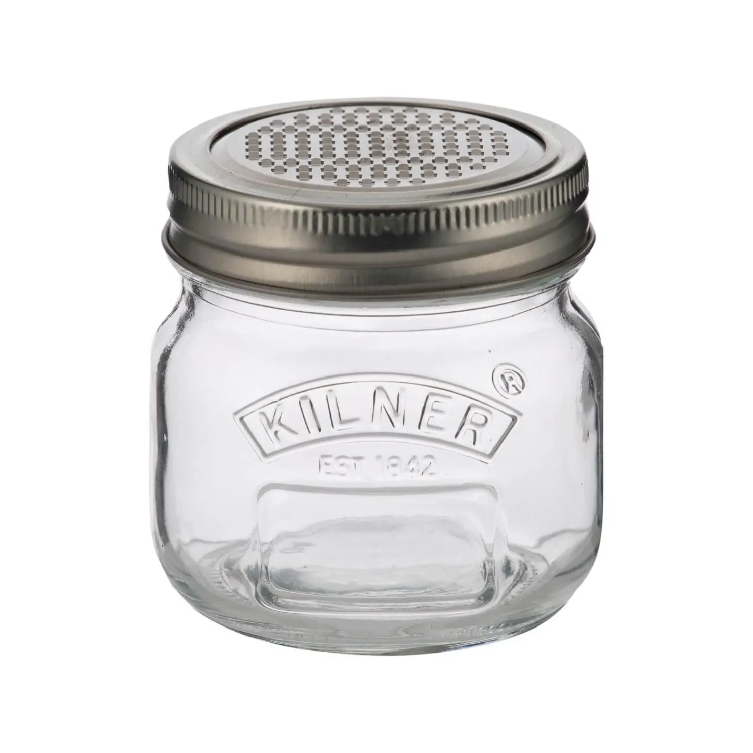 Kilner Glass Storage Jar with Grater Lid - 250ml