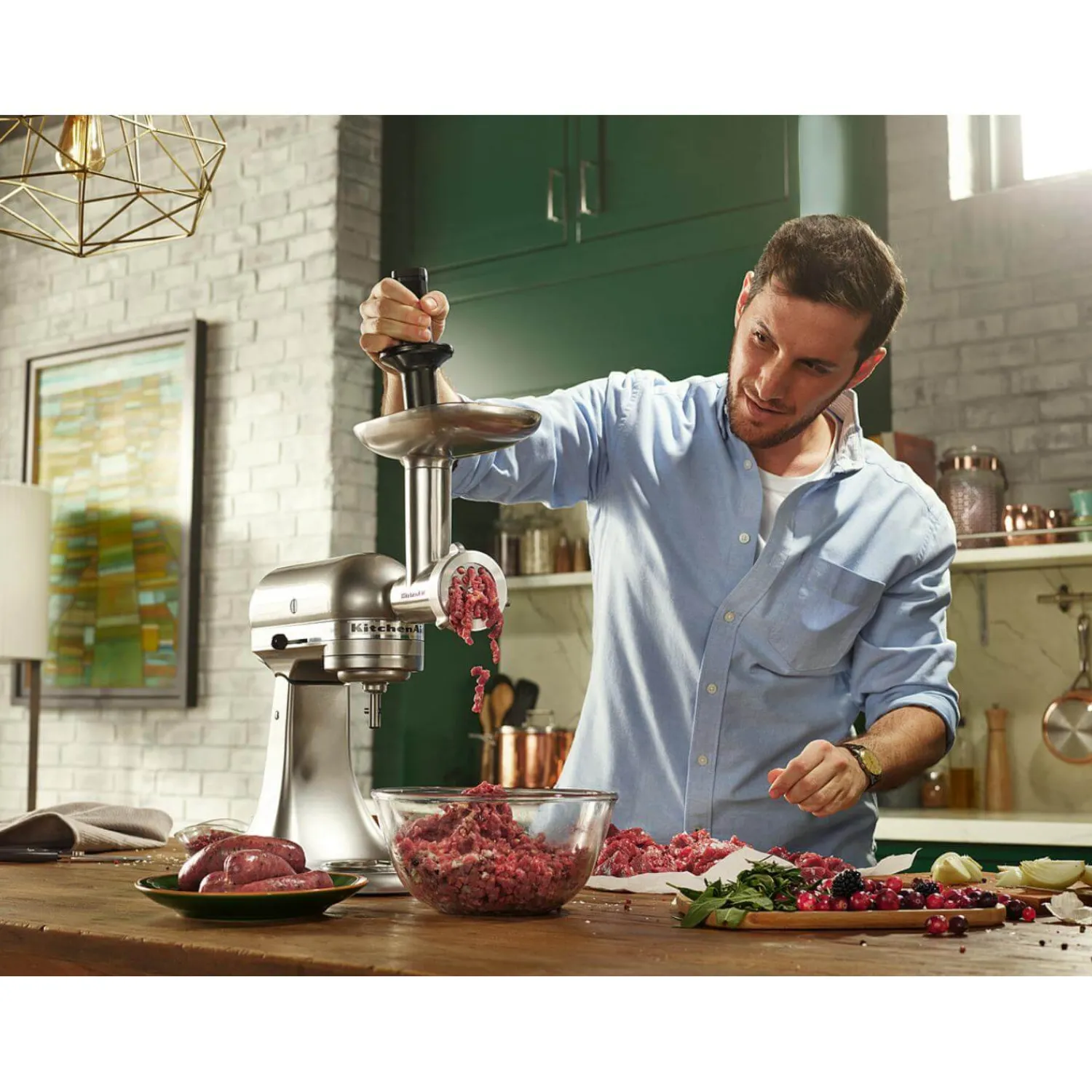 KitchenAid 185 Artisan Tilt-Head Stand Mixer - Medallion Silver