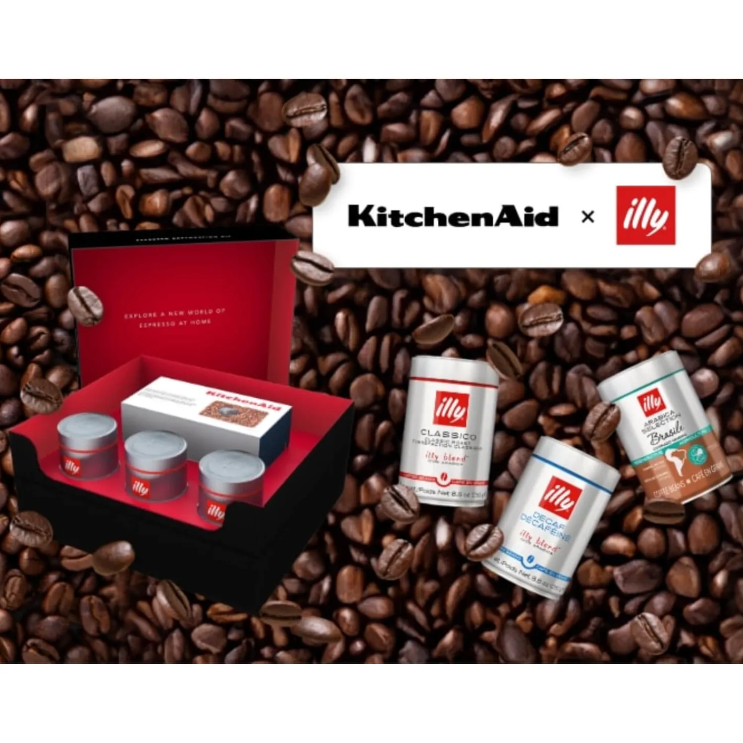 KitchenAid 5KES6551BSX Semi Automatic Espresso Machine with Burr Grinder - Stainless Steel
