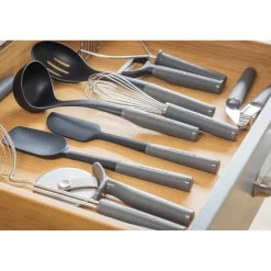 KitchenAid Soft Grip Basting Spoon - Charcoal Grey