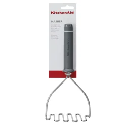 KitchenAid Soft Grip Masher - Charcoal Grey