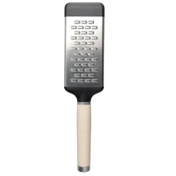 KitchenAid Utensils Etched Stainless Steel Medium Flat Grater - Almond Cream
