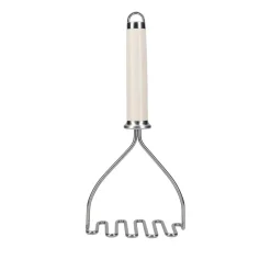 KitchenAid Utensils Stainless Steel Masher - Almond Cream
