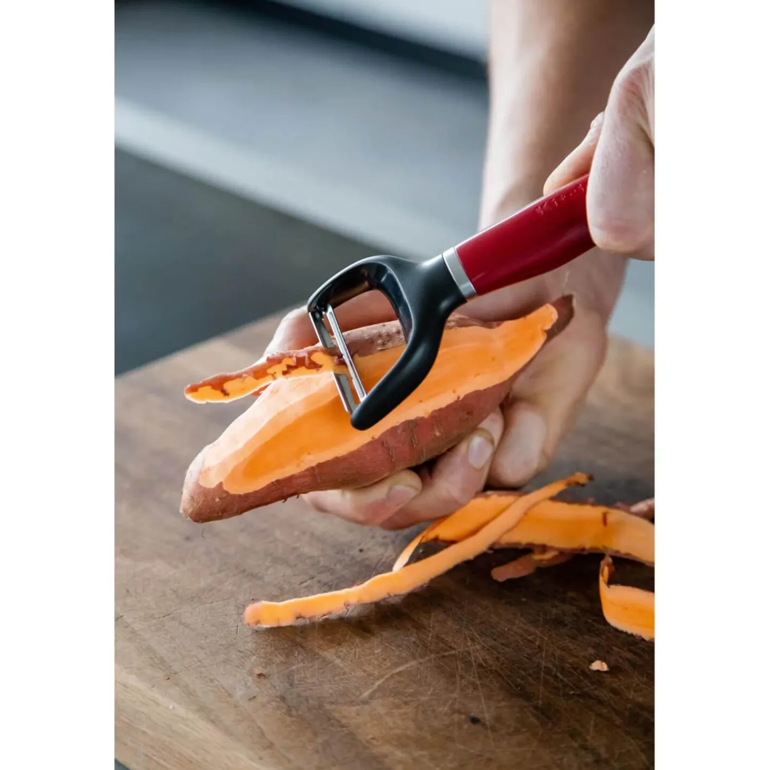 KitchenAid Utensils Stainless Steel Y Peeler - Empire Red