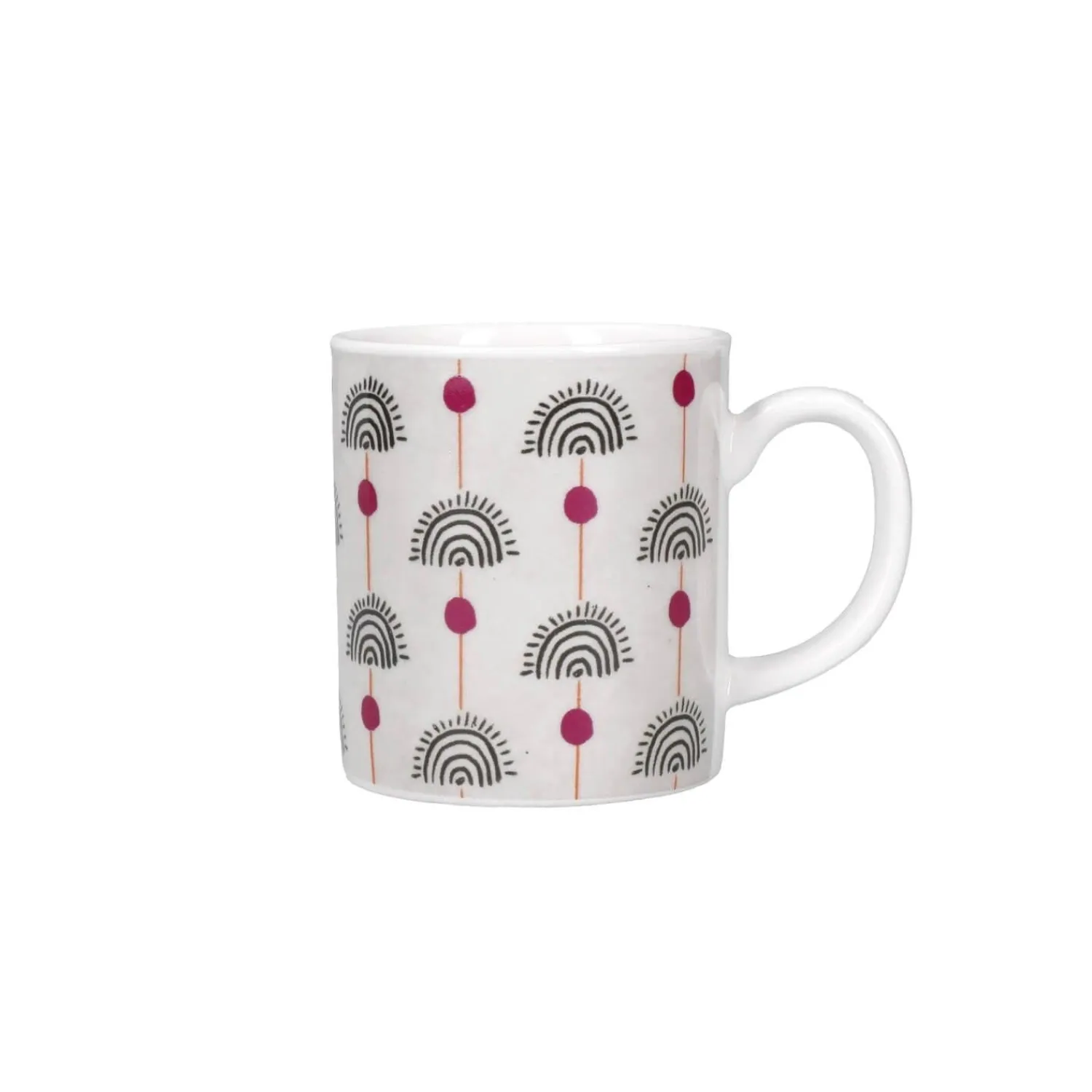 KitchenCraft Espresso Mug - Exotic Rainbow
