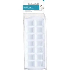 KitchenCraft Flexible Ice Cube Tray - White