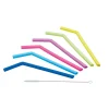 KitchenCraft Silicone Drinks Straws & Brush - Set of 6