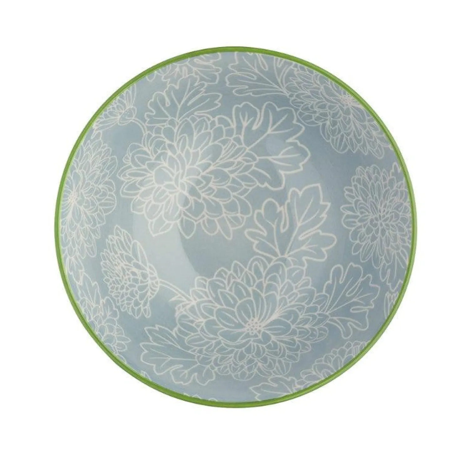 KitchenCraft Stoneware Bowl - Grey Floral