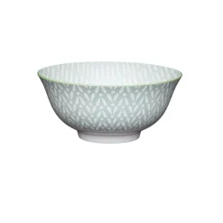 KitchenCraft Stoneware Bowl - Light Grey Pattern