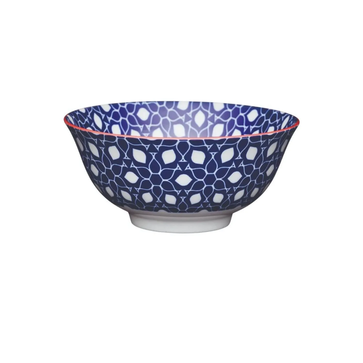 KitchenCraft Stoneware Bowl - Blue Floral