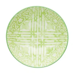 KitchenCraft Stoneware Bowl - Green Tile