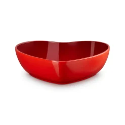 Le Creuset 30cm Heart Stoneware Serving Bowl - Cerise
