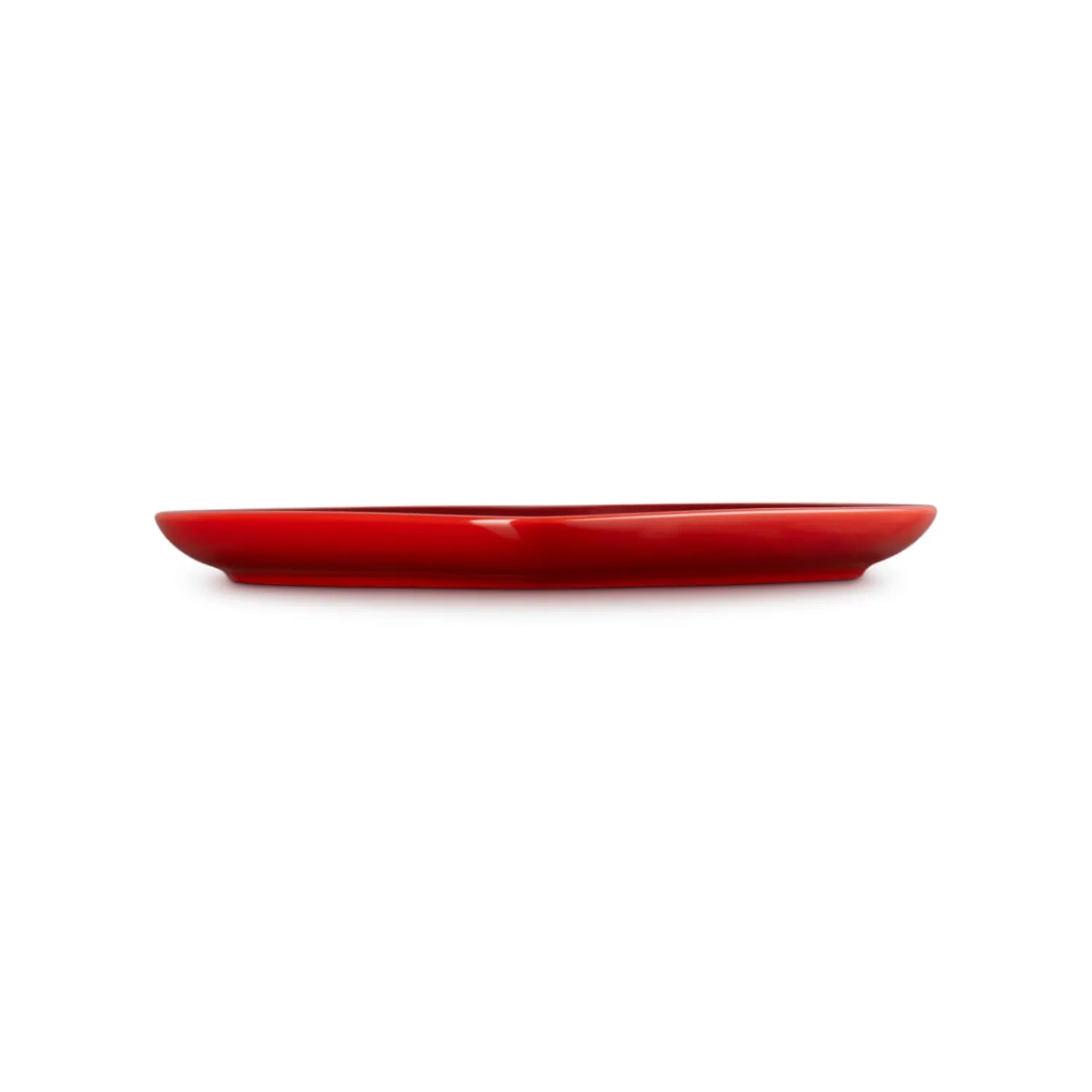 Le Creuset 23cm Heart Stoneware Plate - Cerise