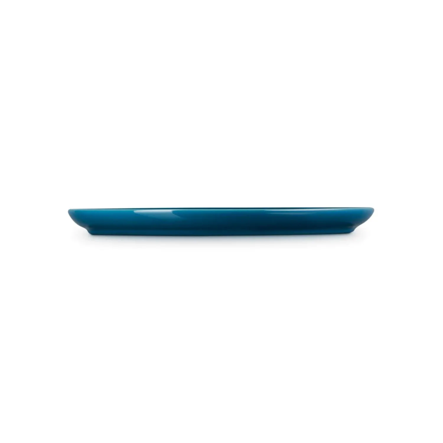 Le Creuset 27cm Stoneware Coupe Dinner Plate - Deep Teal