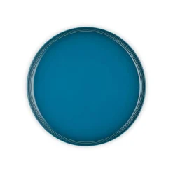 Le Creuset 27cm Stoneware Coupe Dinner Plate - Deep Teal