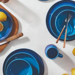 Le Creuset 22cm Stoneware Coupe Pasta Bowl - Azure